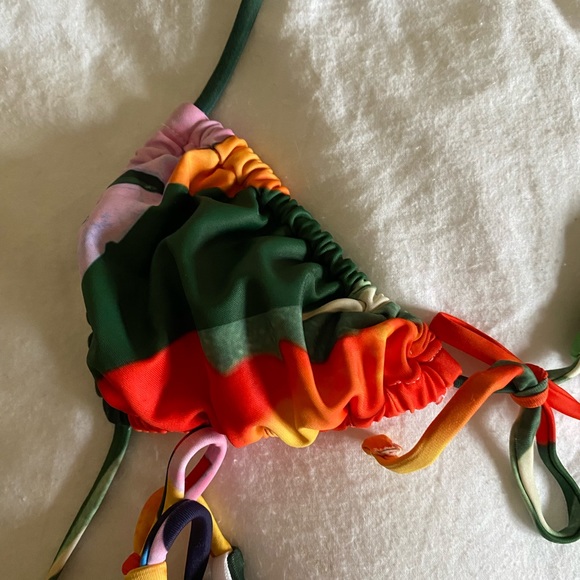 Side tie smock neck shein bikini - Picture 4 of 9